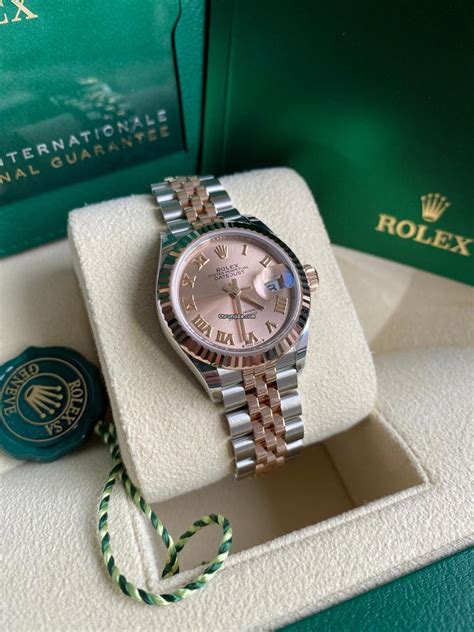 rolex date just or rose
